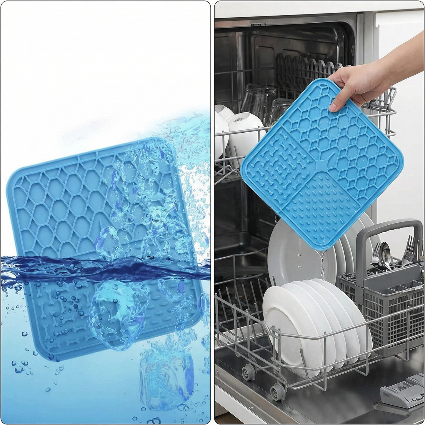 Beruhigende Hundeschleckmatte für stressfreie Beschäftigung