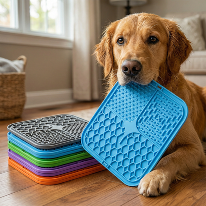 Beruhigende Hundeschleckmatte für stressfreie Beschäftigung